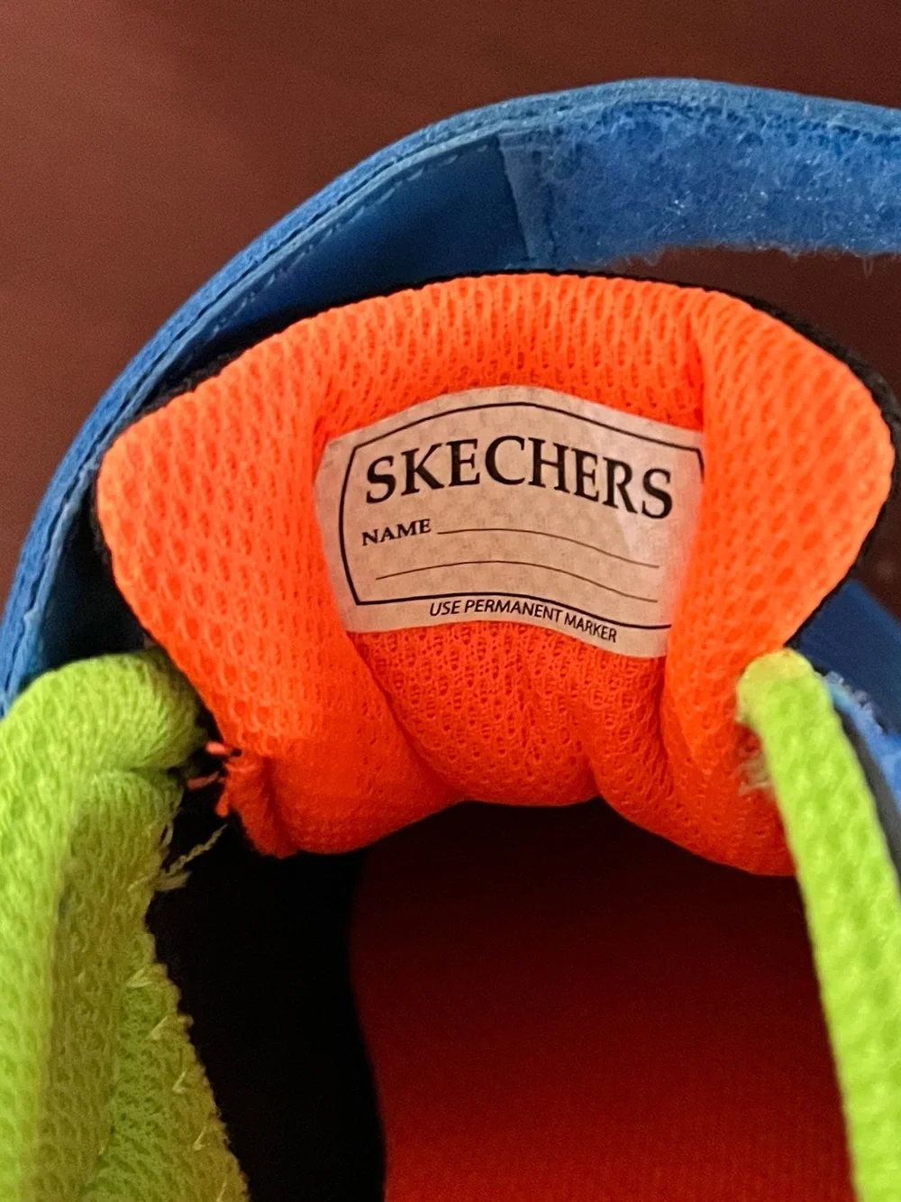 Skechers® Microspec Advance Boys' Sneakers Lime Green/Blue Size 12 New